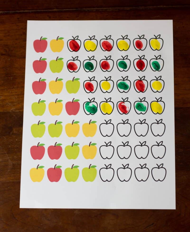 Apple Pattern Activity