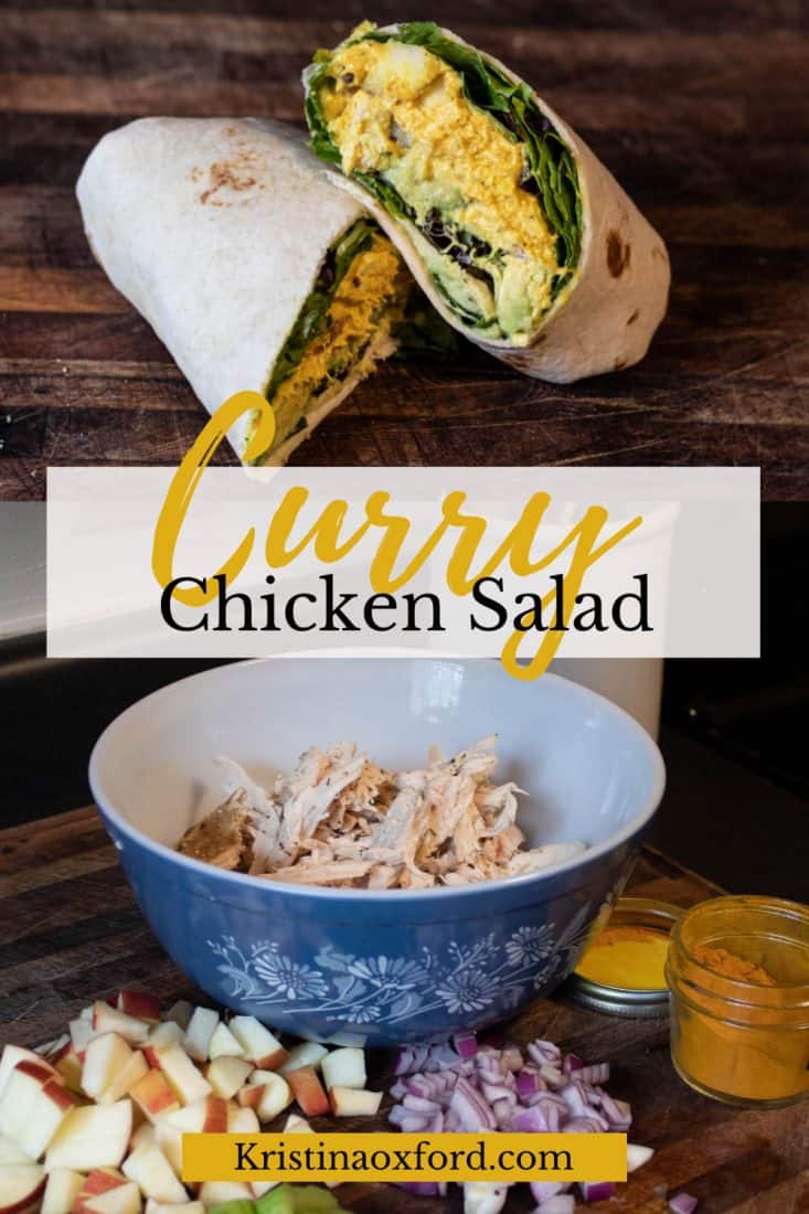 My absolute favorite curry chicken salad recipe. This super simple recipe is a crowd-pleaser and is the perfect way to use up leftover roasted chicken. Celery, red onion, and cashews add the perfect crunch while the tart apple adds the perfect pop of contrasting flavor. The beauty of this recipe is it gets better each day.