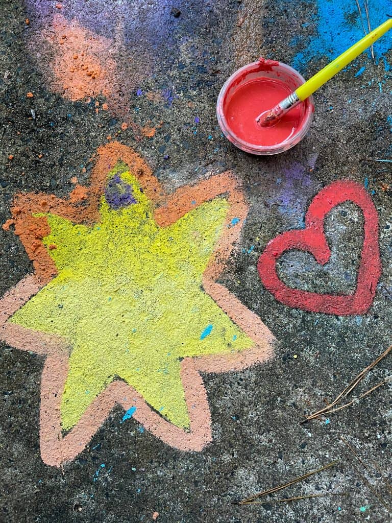 DIY Sidewalk Chalk Paint