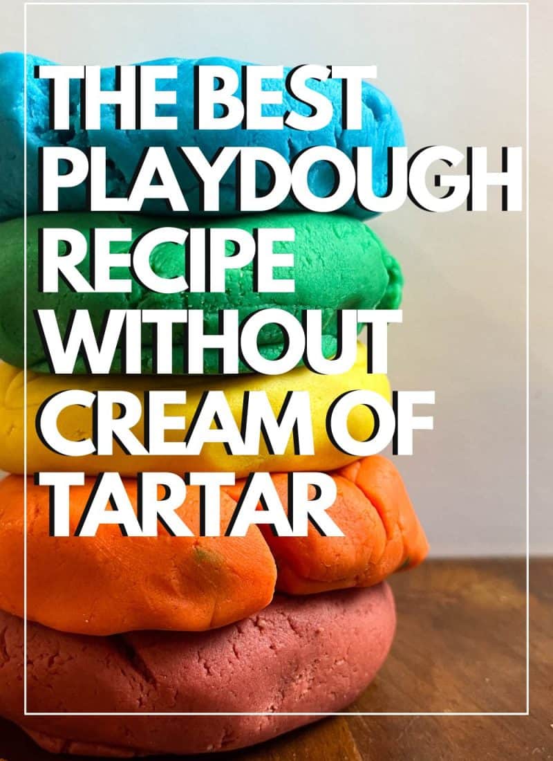 Homemade Playdough -Without Cream of Tartar